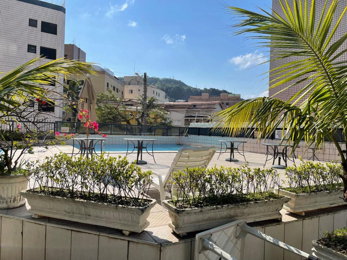 Confortavel Apartamento 1 Dorm Com Piscina E Lazer Guarujá Eksteriør bilde